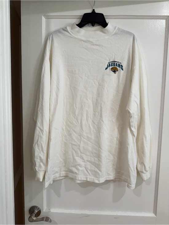NFL Other - NFL White Tee turtle neck with jaguars logo